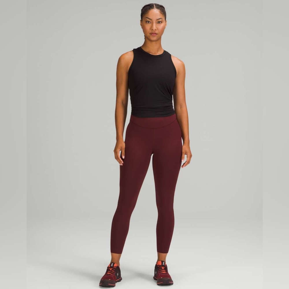 Lululemon Base Pace High-Rise Tight 25" Red Merlot Size 2